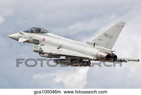 An Italian Air Force Eurofighter Typhoon. View Large Photo Image Picture - An Italian Air Force Eurofighter Typhoon.. Fotosearch