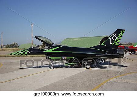 An Italian Air Force F-16 Air Defense Fighter in special colors View Large Photo Image Picture - An Italian Air Force F-16 Air Defense Fighter in special colors. Fotosearch