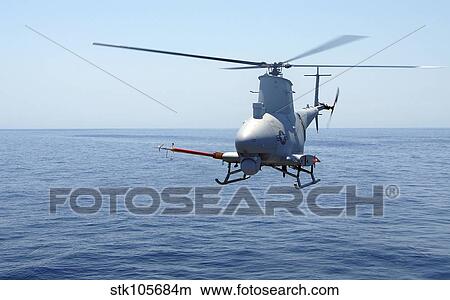 An MQ-8B Fire Scout unmanned aerial vehicle. View Large Photo Image Picture - An MQ-8B Fire Scout unmanned aerial vehicle.. Fotosearch