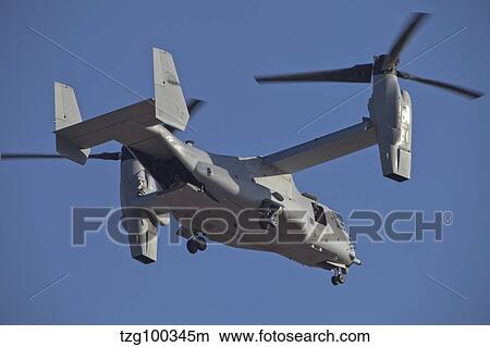 An MV-22B Osprey prepares for landing. View Large Photo Image Picture - An MV-22B Osprey prepares for landing.. Fotosearch