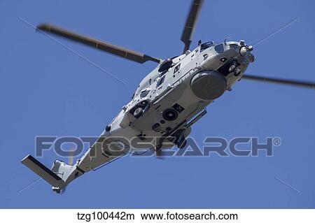Picture - An NH90 helicopter of the French Navy.. Fotosearch