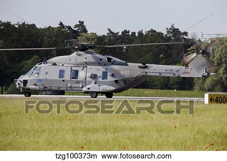 Picture - An NH90 helicopter of the Italian Navy.. Fotosearch