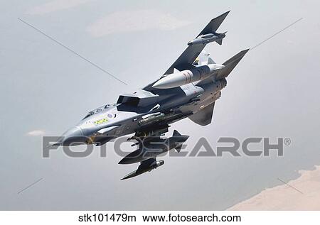 An RAF Tornado GR-4 pulls away from a KC-135 Stratotanker after refueling. View Large Photo Image Picture - An RAF Tornado GR-4 pulls away from a KC-135 Stratotanker after refueling.. Fotosearch