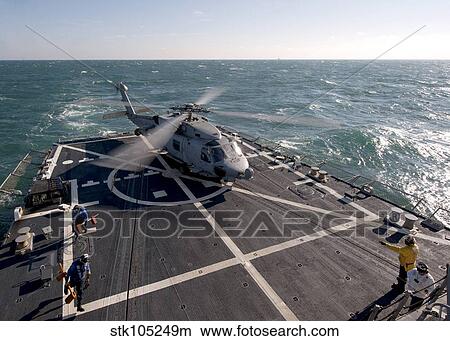 An SH-60B Sea Hawk on the flight deck of USS James E. Williams. View Large Photo Image Picture - An SH-60B Sea Hawk on the flight deck of USS James E. Williams.. Fotosearch