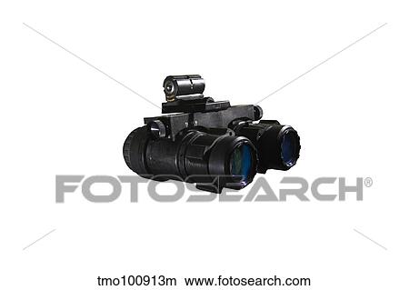 AN/AVS-6 night vision goggles used by the military. View Large Photo Image Picture - AN/AVS-6 night vision goggles used by the military.. Fotosearch