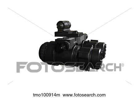 AN/AVS-6 night vision goggles used by the military. View Large Photo Image Picture - AN/AVS-6 night vision goggles used by the military.. Fotosearch