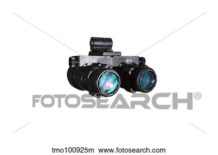 AN/AVS-6 night vision goggles used by the military. View Large Photo Image Picture - AN/AVS-6 night vision goggles used by the military.. Fotosearch