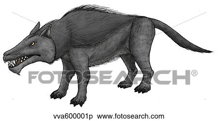 Andrewsarchus, an ungulate mammal from the Eocene epoch. View Large Illustration Stock Illustration - Andrewsarchus, an ungulate mammal from the Eocene epoch.. Fotosearch