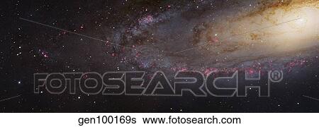 Andromeda Galaxy Mosaic. View Large Photo Image Stock Photograph - Andromeda Galaxy Mosaic.. Fotosearch