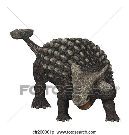 Ankylosaurus was an armored dinosaur from the Creataceous Period. View Large Illustration Stock Illustration - Ankylosaurus was an armored dinosaur from the Creataceous Period.. Fotosearch