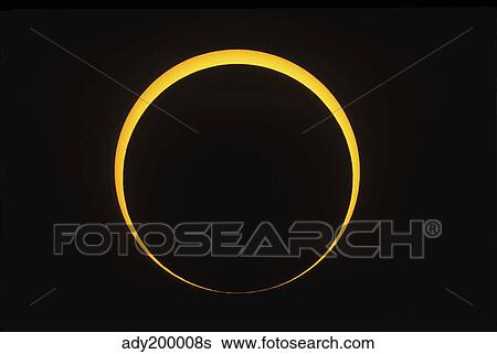 Annular eclipse showing reverse Baily's beads effect. View Large Photo Image Stock Photograph - Annular eclipse showing reverse Baily's beads effect. . Fotosearch