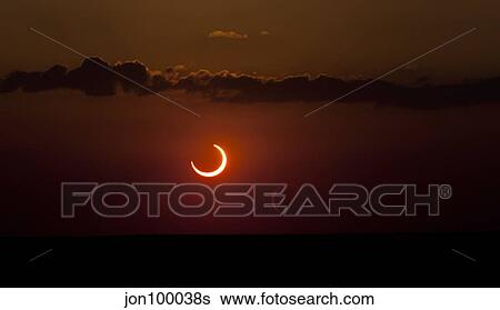 Stock Photograph - Annular Solar Eclipse. Fotosearch