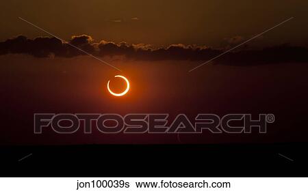 Annular Solar Eclipse View Large Photo Image Stock Photograph - Annular Solar Eclipse. Fotosearch