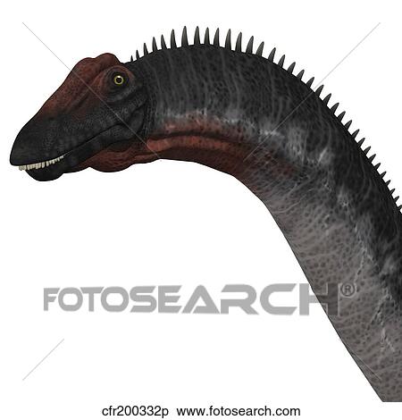 Apatosaurus dinosaur. View Large Illustration Stock Illustration - Apatosaurus dinosaur.. Fotosearch