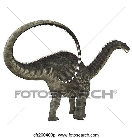 Apatosaurus dinosaur. View Large Illustration Stock Illustration - Apatosaurus dinosaur.. Fotosearch