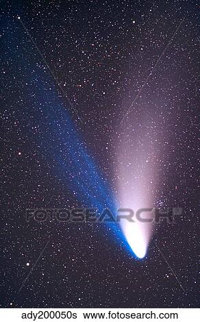 April 7, 1997 - Come Hale-Bopp. View Large Photo Image Stock Photograph - April 7, 1997 - Come Hale-Bopp.. Fotosearch