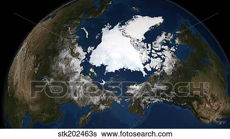 Stock Photograph - Arctic sea ice.. Fotosearch