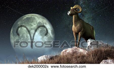 Aries is the first astrological sign of the Zodiac. View Large Illustration Stock Illustration - Aries is the first astrological sign of the Zodiac. . Fotosearch