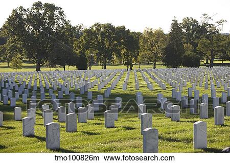 Picture - Arlington National Cemetery, Arlington, Virginia, USA.. Fotosearch