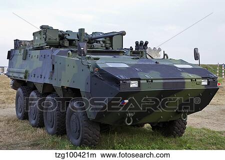 Armored vehicle of the Czech Army. View Large Photo Image Picture - Armored vehicle of the Czech Army.. Fotosearch