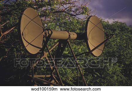 Army ground radar antennae. View Large Photo Image Picture - Army ground radar antennae.. Fotosearch