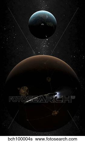 Artist's concept illustrating the laws of asstrodynamics. View Large Illustration Stock Illustration - Artist's concept illustrating the laws of asstrodynamics.. Fotosearch