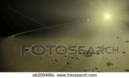 Artist's concept of a distant hypothetical solar system. View Large Illustration Stock Illustration - Artist's concept of a distant hypothetical solar system.. Fotosearch