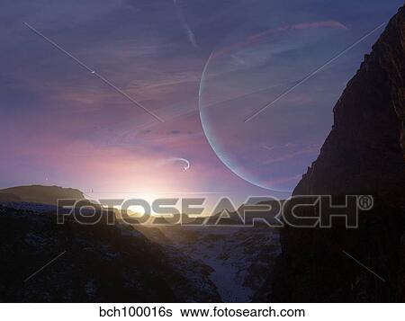 Artist's concept of a scene from the book, Absolution Gap. View Large Illustration Stock Illustration - Artist's concept of a scene from the book, Absolution Gap.. Fotosearch