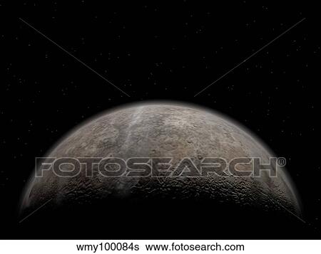 Artist's concept of Pluto. View Large Illustration Stock Illustration - Artist's concept of Pluto.. Fotosearch