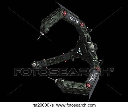 Stock Illustration - Artist's concept of the Assimilator's Claw.. Fotosearch