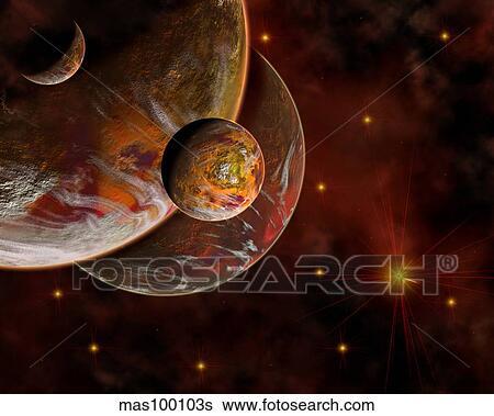 Artist's concept of the birth place of a star system. View Large Illustration Stock Illustration - Artist's concept of the birth place of a star system.. Fotosearch