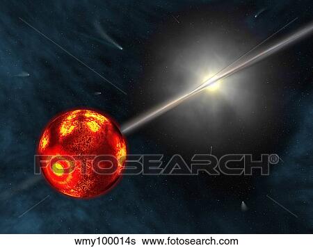 Artist's concept of the formation of the solar system. View Large Illustration Stock Illustration - Artist's concept of the formation of the solar system.. Fotosearch
