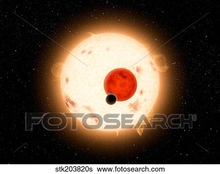 Artist's concept of the Kepler-16 system. View Large Illustration Stock Illustration - Artist's concept of the Kepler-16 system.. Fotosearch