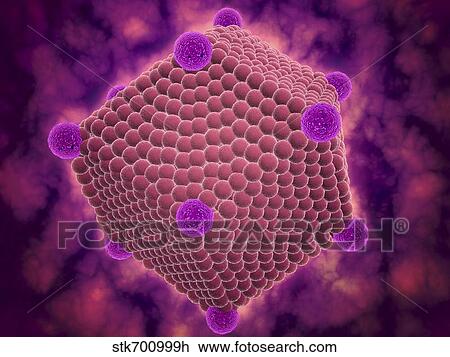 Artist's illustration of an icosahedron. View Large Illustration Drawing - Artist's illustration of an icosahedron.. Fotosearch