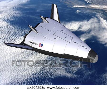Artist's rendering of the X-33 Reusable Launch Vehicle. View Large Illustration Stock Illustration - Artist's rendering of the X-33 Reusable Launch Vehicle.. Fotosearch