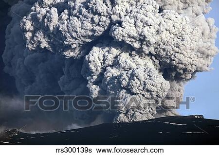 Ash cloud erupting from Eyjafjallajokull Volcano, Iceland. View Large Photo Image Stock Photograph - Ash cloud erupting from Eyjafjallajokull Volcano, Iceland.. Fotosearch