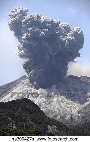 Ash cloud eruption from Sakurajima volcano, Japan. View Large Photo Image Stock Photograph - Ash cloud eruption from Sakurajima volcano, Japan.. Fotosearch