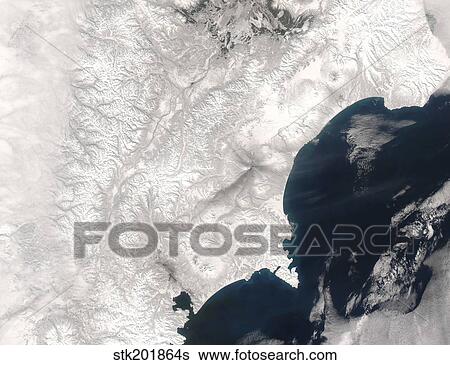 Stock Photograph - Ash from Karymsky volcano, eastern Russia.. Fotosearch