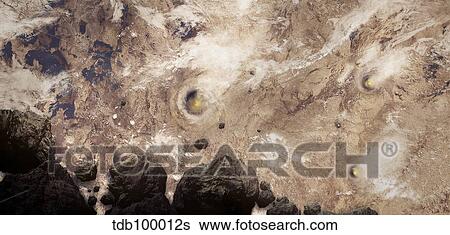 Asteroids heading toward Earth during Armageddon day. View Large Illustration Stock Illustration - Asteroids heading toward Earth during Armageddon day.. Fotosearch