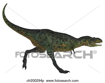 Stock Illustration - Aucasaurus dinosaur.. Fotosearch