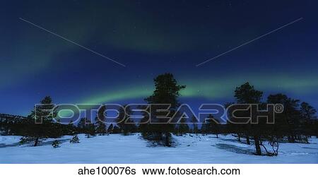 Aurora Borealis, Forramarka, Troms, Norway. View Large Photo Image Stock Photograph - Aurora Borealis, Forramarka, Troms, Norway.. Fotosearch