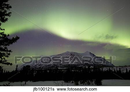 Aurora borealis over Carcross Desert, Carcross, Yukon, Canada. View Large Photo Image Stock Photograph - Aurora borealis over Carcross Desert, Carcross, Yukon, Canada.. Fotosearch