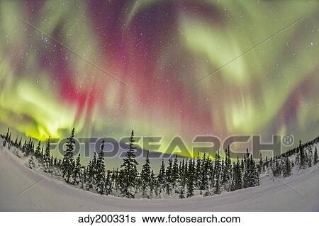 Aurora borealis over Churchill, Manitoba, Canada. View Large Photo Image Stock Photograph - Aurora borealis over Churchill, Manitoba, Canada.. Fotosearch