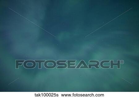Stock Photograph - Aurora Breakup. Fotosearch