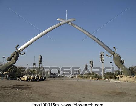Baghdad, Iraq - Hands of Victory View Large Photo Image Picture - Baghdad, Iraq - Hands of Victory. Fotosearch