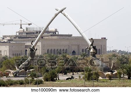 Picture - Baghdad, Iraq - Hands of Victory. Fotosearch