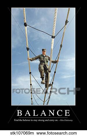 Balance: Inspirational Quote and Motivational Poster View Large Photo Image Picture - Balance: Inspirational Quote and Motivational Poster. Fotosearch
