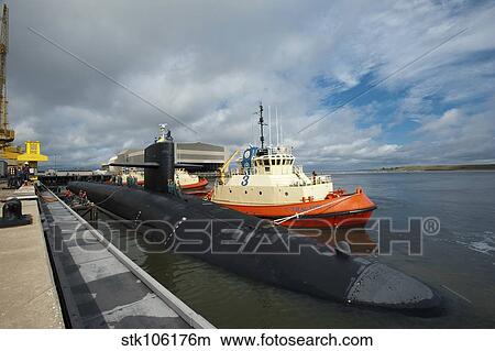 Ballistic missile submarine USS Tennessee at Naval Submarine Base Kings Bay. View Large Photo Image Picture - Ballistic missile submarine USS Tennessee at Naval Submarine Base Kings Bay.. Fotosearch