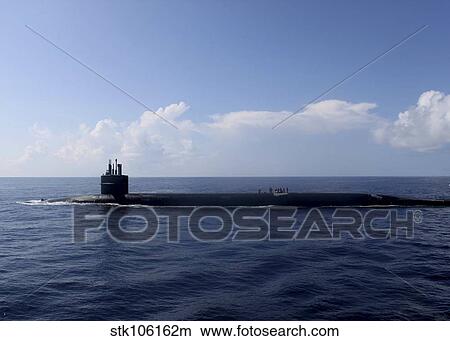 Ballistic missile submarine USS Rhode. View Large Photo Image Picture - Ballistic missile submarine USS Rhode.. Fotosearch