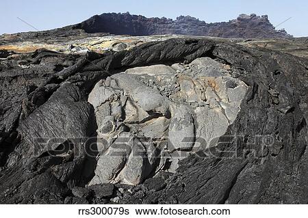 Basaltic lava flows from lava lake in pit crater, Erta Ale volcano, Danakil Depression, Ethiopia. View Large Photo Image Stock Photograph - Basaltic lava flows from lava lake in pit crater, Erta Ale volcano, Danakil Depression, Ethiopia.. Fotosearch